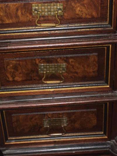 Herter Brothers ORNATE VICTORIAN VANITY WITH BRONZE WOMENS HEAD CREST