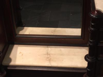 Herter Brothers ORNATE VICTORIAN VANITY WITH BRONZE WOMENS HEAD CREST