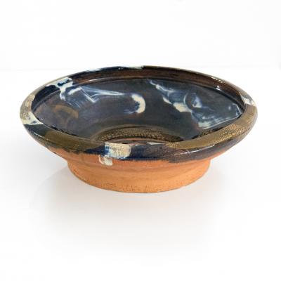 Hertha Hillfon HERTHA HILTON UNIQUE CERAMIC BOWL WITH EYE SWEDEN 1991