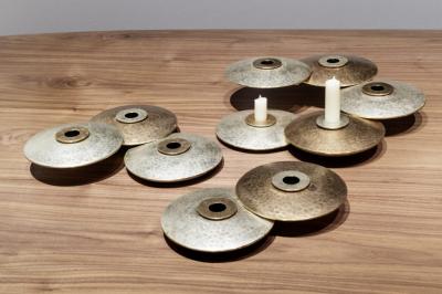 Herv Wahlen Collection de bougeoirs Halo n 3