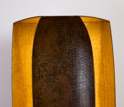 Herv Wahlen Pair of Gold Leaf Sconces by Herve Wahlen France 2021