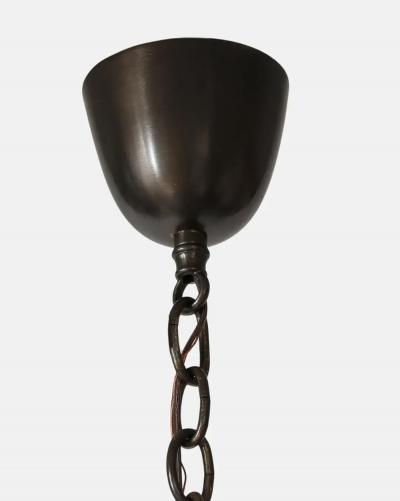 Herv van der Straeten Bronze Chandelier No 47