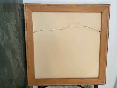 Heshi Yu MODERNIST VILLAGE PAINTING BY HESHI YU