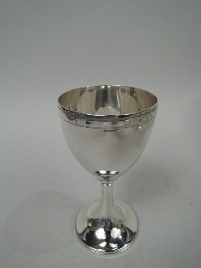 Hester Bateman Hester Bateman English Georgian Neoclassical Goblet 1785