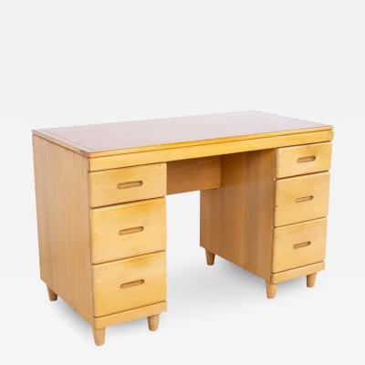 Heywood Wakefield Mid Century Maple Bookcase Desk