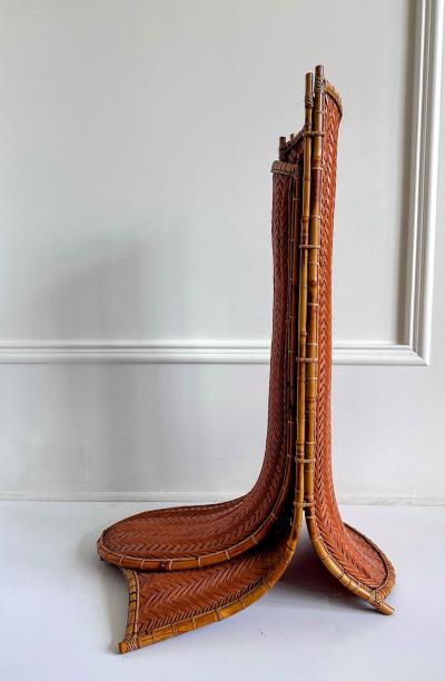 Hideaki Honma Large Striking Japanese Bamboo Sculpture Honma Hideaki