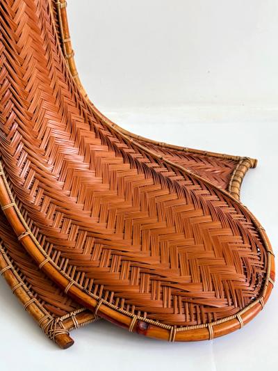 Hideaki Honma Large Striking Japanese Bamboo Sculpture Honma Hideaki