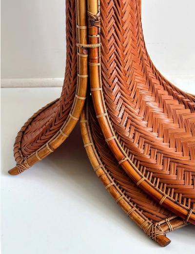 Hideaki Honma Large Striking Japanese Bamboo Sculpture Honma Hideaki