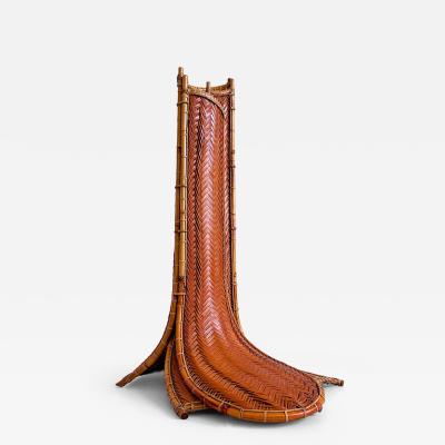 Hideaki Honma Large Striking Japanese Bamboo Sculpture Honma Hideaki