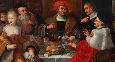 Hieronymus Francken The Parable of the Rich Man and Lazarus