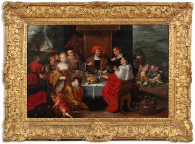 Hieronymus Francken The Parable of the Rich Man and Lazarus