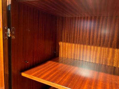 High Art Deco Cabinet Macassar Veneer Mahogany France circa 1930