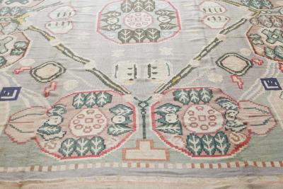 High Quality Vintage Bessarabian Abstract Handmade Rug