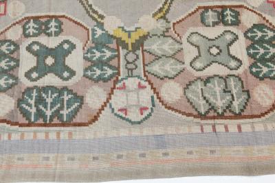 High Quality Vintage Bessarabian Abstract Handmade Rug