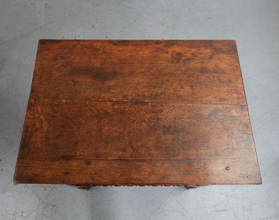 High Stretcher Bobbin Side Table