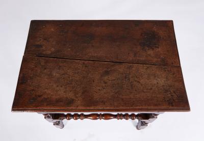 High Stretcher William and Mary Side Table
