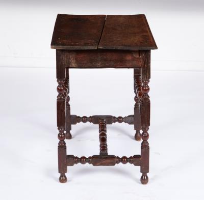 High Stretcher William and Mary Side Table