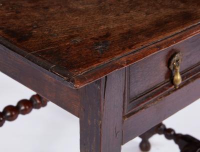High Stretcher William and Mary Side Table