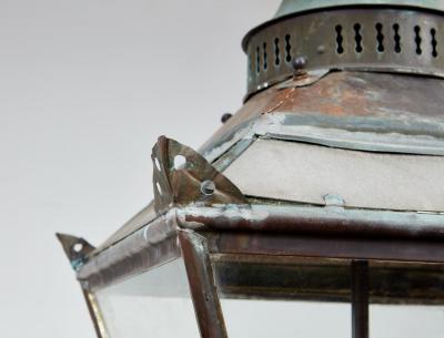 High Top Copper Lantern