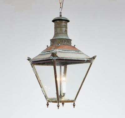 High Top Copper Lantern