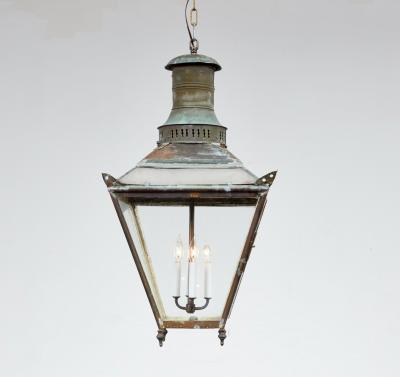 High Top Copper Lantern
