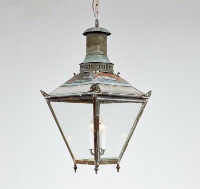 High Top Copper Lantern