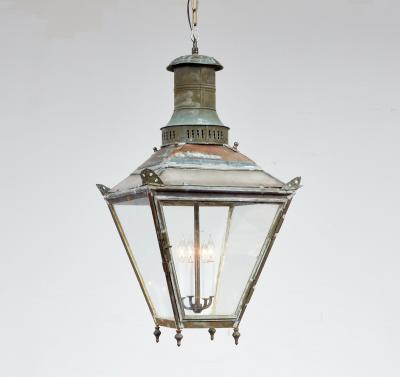 High Top Copper Lantern