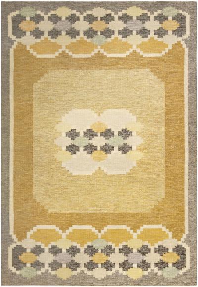 High quality Mid 20th century Swedish Rug by Ingegerd Silow