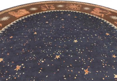 High quality Round French Art Deco Rug by Paul Follot