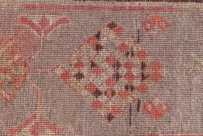 High quality Samarkand Brown Handwoven Wool Rug