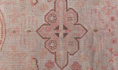 High quality Samarkand Brown Handwoven Wool Rug