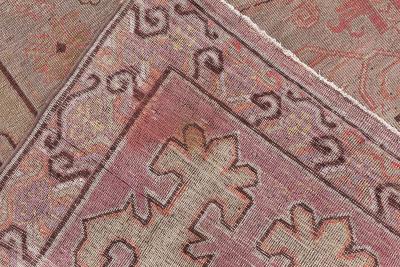 High quality Samarkand Brown Handwoven Wool Rug