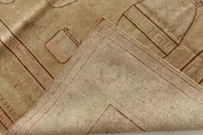 High quality Samarkand Handmade Wool Rug in Caramel and Brown