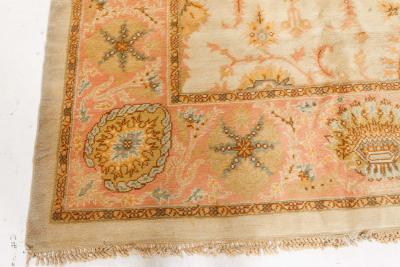 High quality Vintage Botanic Turkish Oushak Handmade Wool Carpet