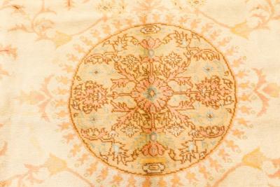 High quality Vintage Botanic Turkish Oushak Handmade Wool Carpet