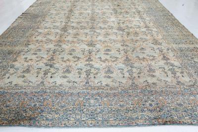 High quality Vintage Persian Kirman Handmade Wool Rug