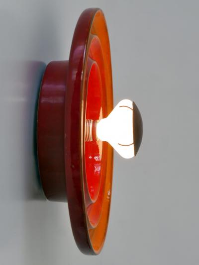 Highly Decorative Mid Century Modern Ceramic Sconce or Wall Light Germany 1960s