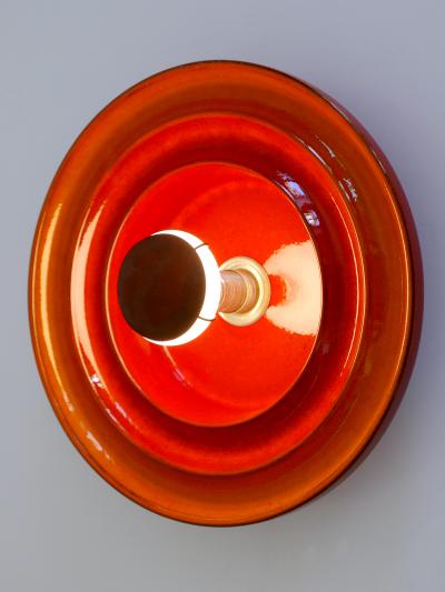 Highly Decorative Mid Century Modern Ceramic Sconce or Wall Light Germany 1960s