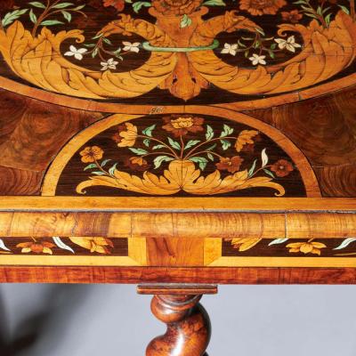 Highly Important 17th Century Charles II Floral Marquetry table by Gerrit Jensen