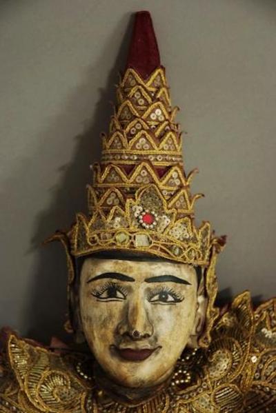 Highly decorative Burmese marionette