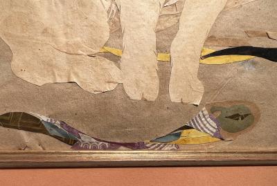 Hilla Rebay Cat Friends Portrait Collage on Paper Guggenheim Museum Founder