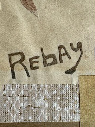 Hilla Rebay Three High Fashion Models in Avant garde Dress Cut Paper Collage