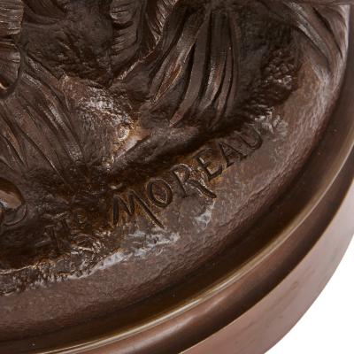 Hippolyte Fran ois Moreau 19th Century bronze sculpture of a lady by Moreau