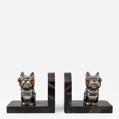 Hippolyte Fran ois Moreau Pair French Art Deco Bookends By H Moreau