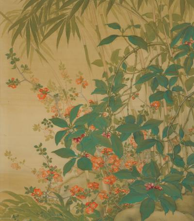 Hirose Toho Playful Cat Hirose Toho 1875 1930 Japanese scroll painting