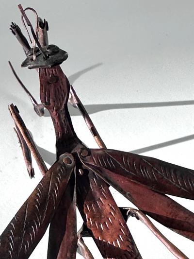 Hiroyoshi Myochin Japanese Articulate Praying Mantis Jizai Okimono Myochin Hiroyoshi Meiji