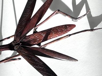 Hiroyoshi Myochin Japanese Articulate Praying Mantis Jizai Okimono Myochin Hiroyoshi Meiji