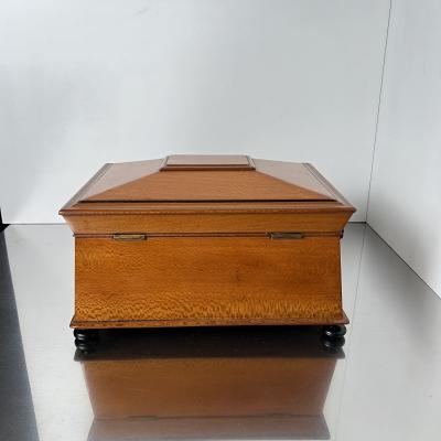 Historicism Box Floral Ash Veneer Rosewood Austria circa 1880