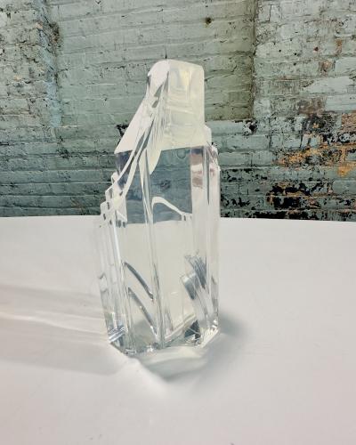 Hivo G Van Teal Hivo Van Teal Lucite Abstract Sculpture Signed 1970