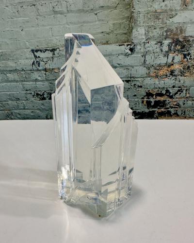 Hivo G Van Teal Hivo Van Teal Lucite Abstract Sculpture Signed 1970